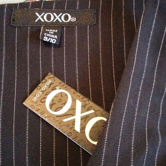 NWT XOXO Pin Stripe Dress - Picture 10 of 13